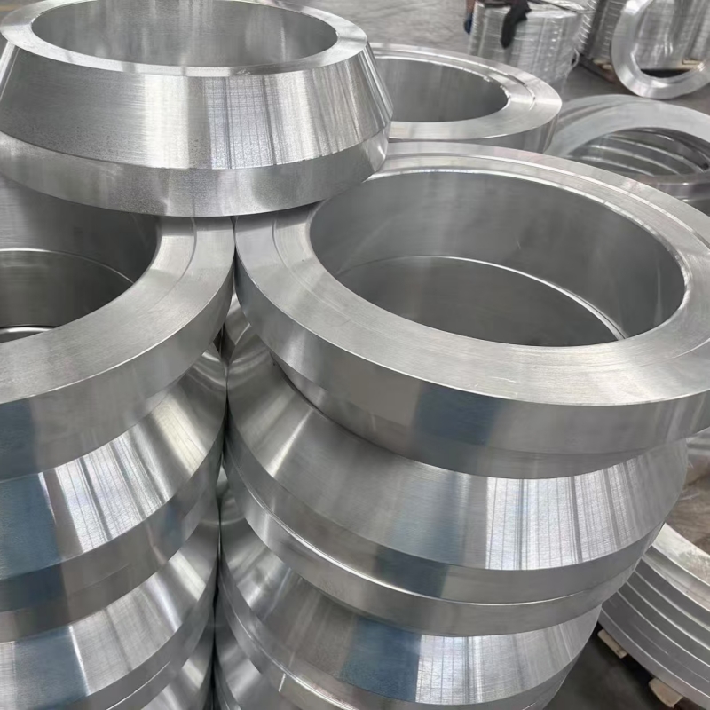 Aluminum alloy flange