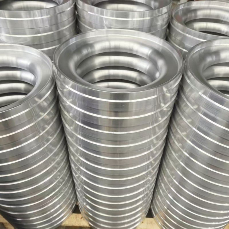 Aluminum alloy flange