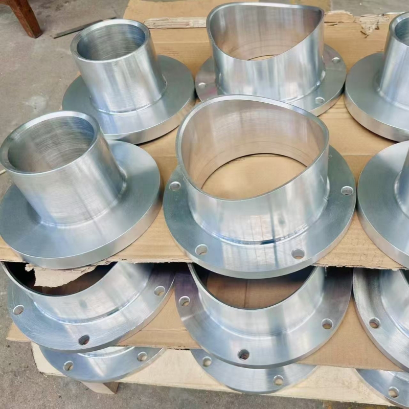 Aluminum alloy flange