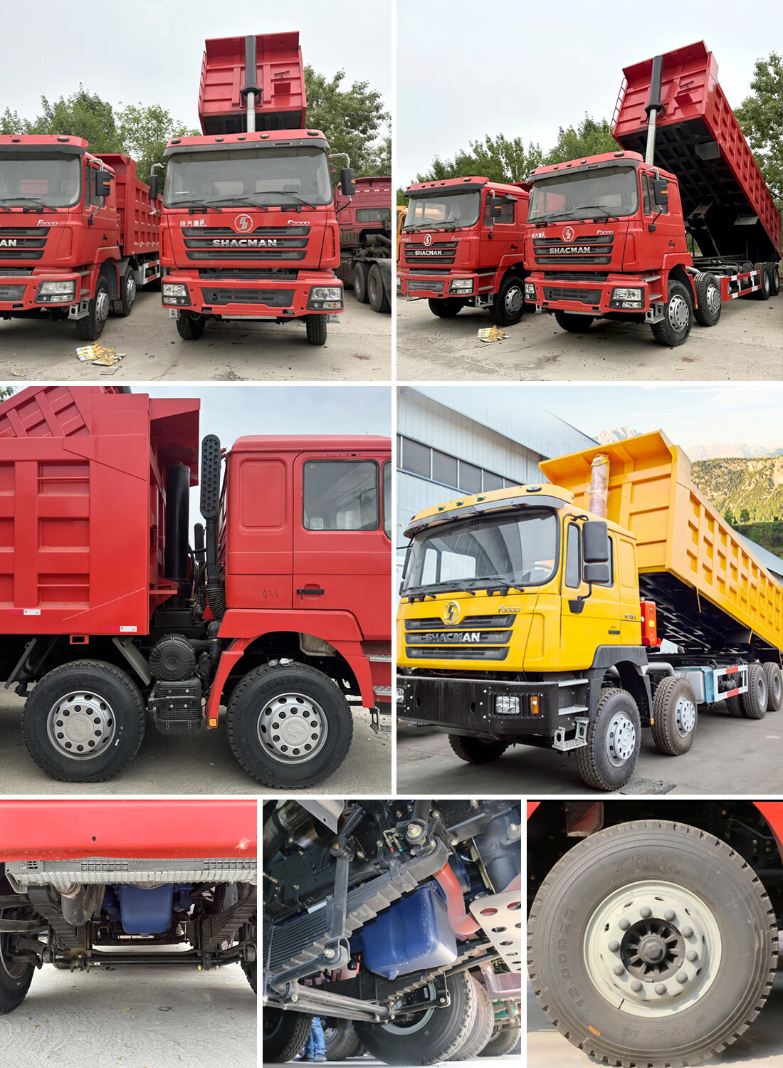 China Shacman F3000 8x4 Tipper 40 50 Ton 12 Wheeler Dump Truck