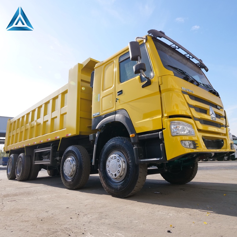 Sinotruk Howo 375HP 8x4 12 wheels Dump Truck Loading 50 Tons
