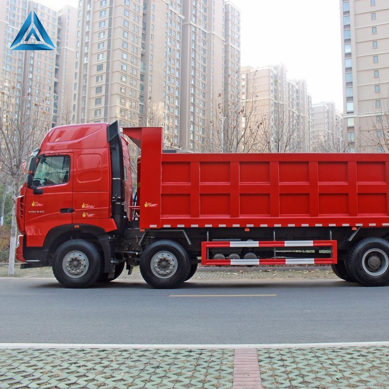 Sinotruk Howo T7H 540HP Heavy Duty Truck 8x4 8.5m Dump Truck