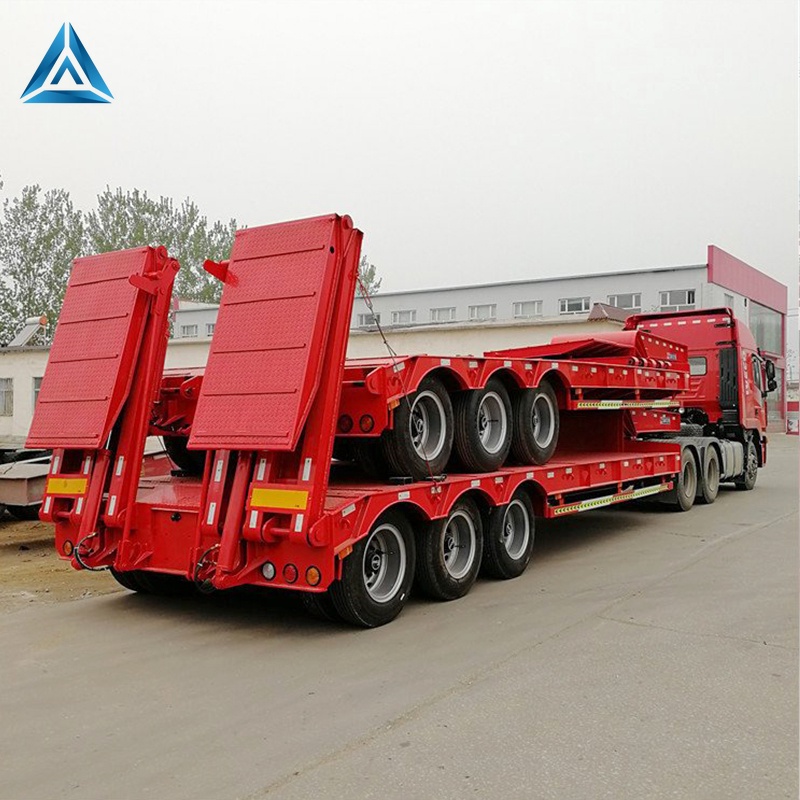 4 Axles Low Bed Trailers