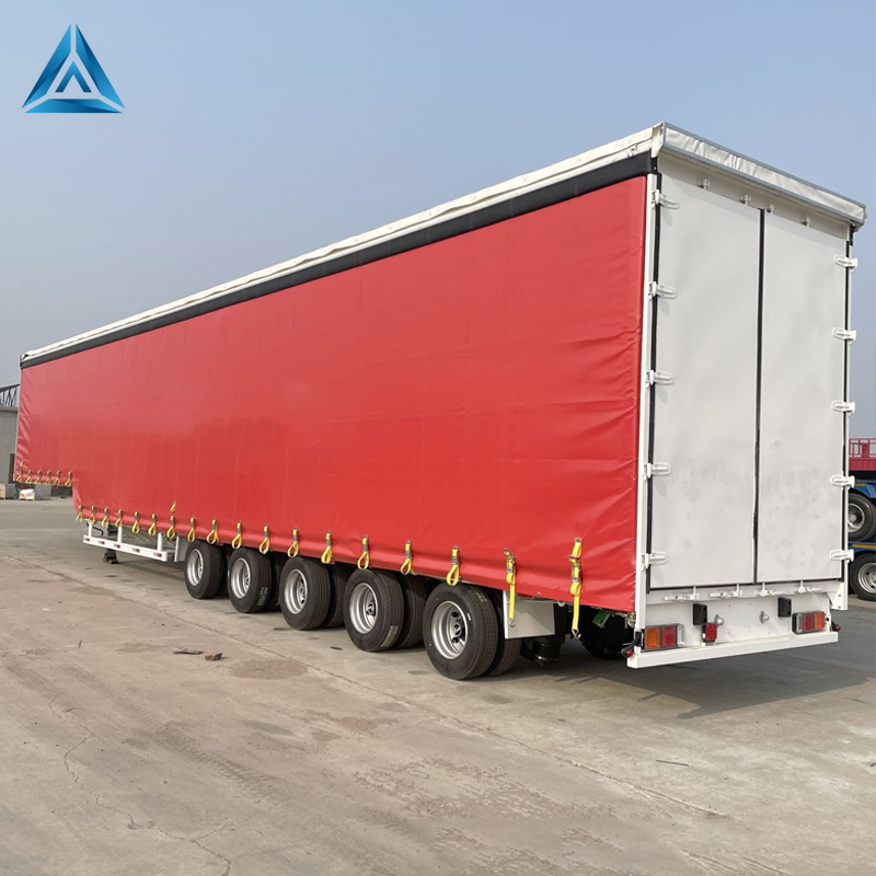 60 Tons Side Curtain Semi-Trailer