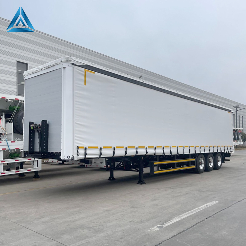 60 Tons Side Curtain Semi-Trailer