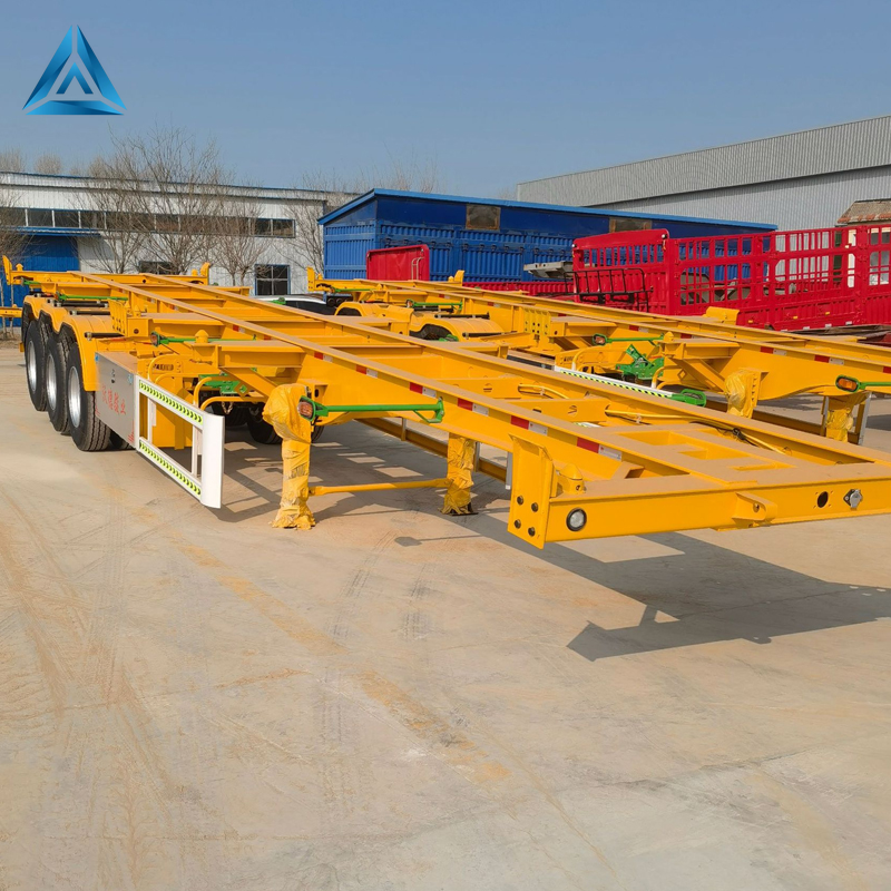 3 Axle Skeleton Semi Trailer