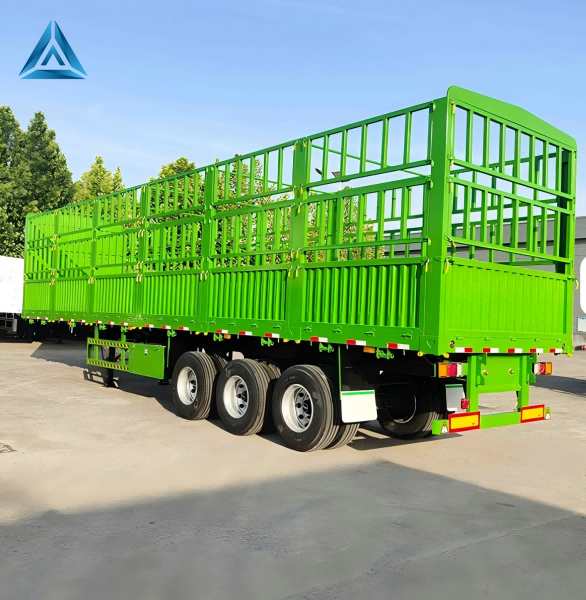 3 Axles Fence Flatbed Trailer