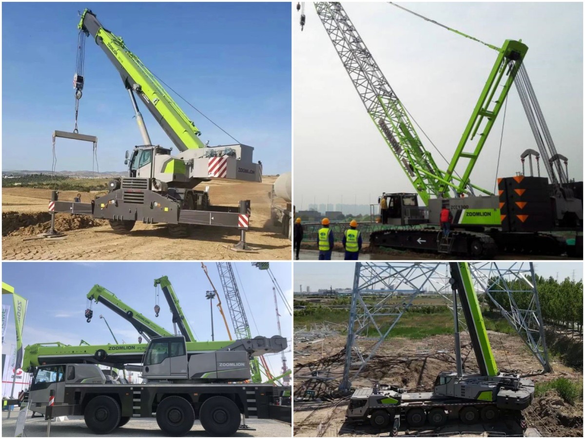 作业拼图 Zoomlion 35 Ton ZTC350H Truck Crane