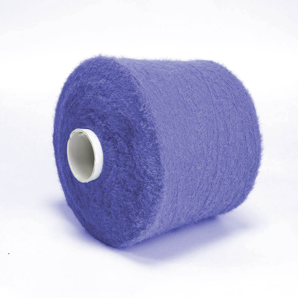 Hank paint dyed 100% nylon 6 knitted faux mink fur sewn hair yarn fluffy crystal 0.9 cm 1.3 cm 2.0 cm 4.0 cm nylon yarn c