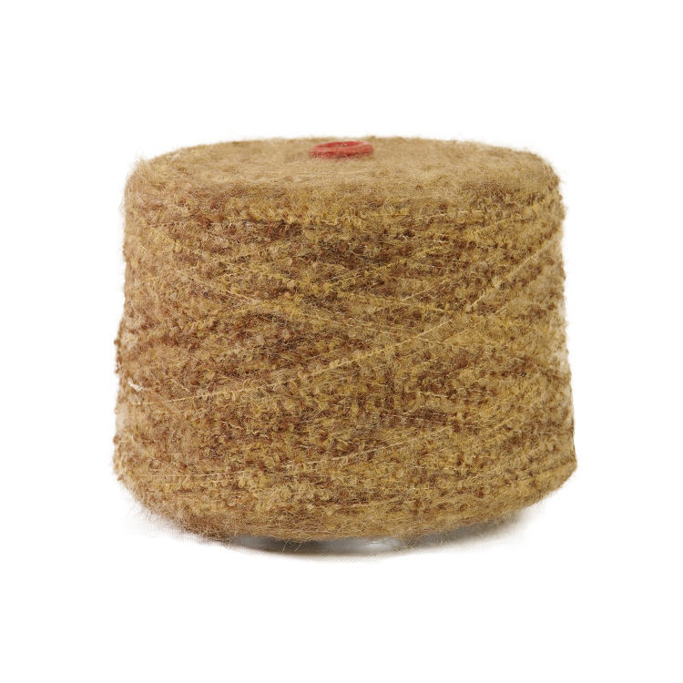 Wholesale Coarse 1/3.2NM 50% Recycled Polyester 28% Polyester 13% Nylon 8% Wool 1% Spandex Fancy Blended Yarn Knitted