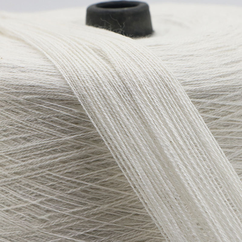 50 cotton polyester blended yarn, undyed original white ring spun combed high-strength antibacterial yarn