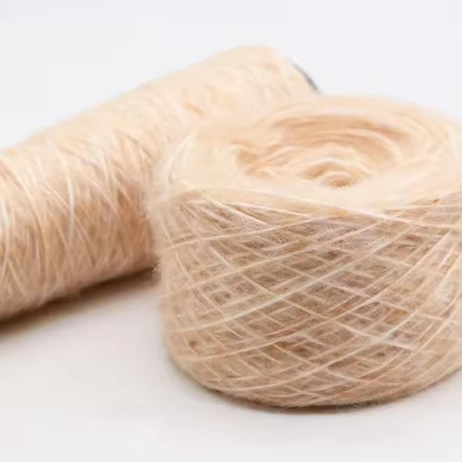 5.8NM/1 Blended Woolen Loop Yarn with 70% Acrylic and 30% Polyester Antibacterial and Anti pilling Used for Knitting and Sewing