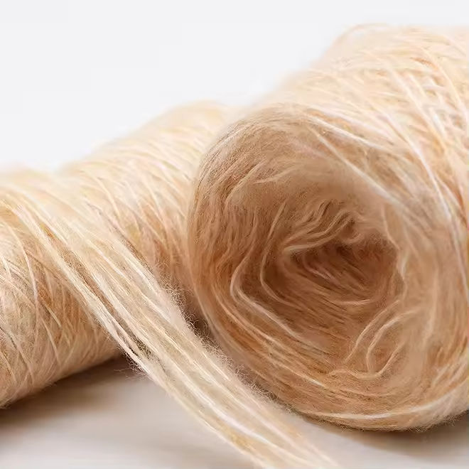 5.8NM/1 Blended Woolen Loop Yarn with 70% Acrylic and 30% Polyester Antibacterial and Anti pilling Used for Knitting and Sewing