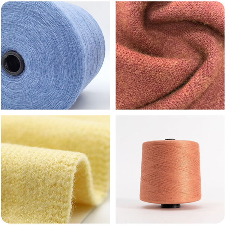 18S/2 custom 40% acrylic 30% PBT 30% nylon high toughness sewing dyeing acrylic core spun yarn weaving blended yarn