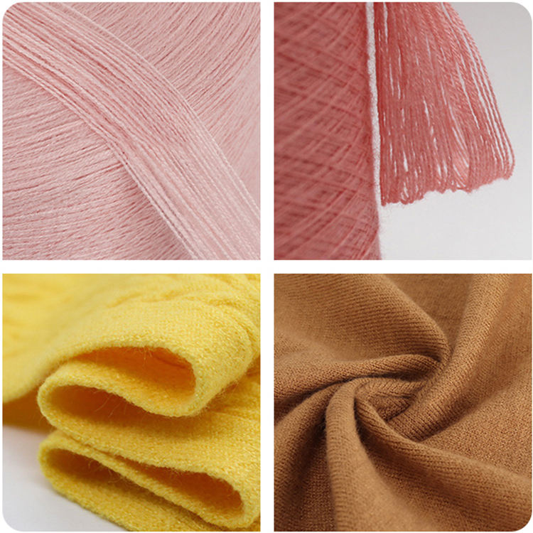 Wholesale Core Knitted Adhesive Nylon Yarn 50% Adhesive 28% PBT 22% Nylon Blended Yarn Weaving Sewing