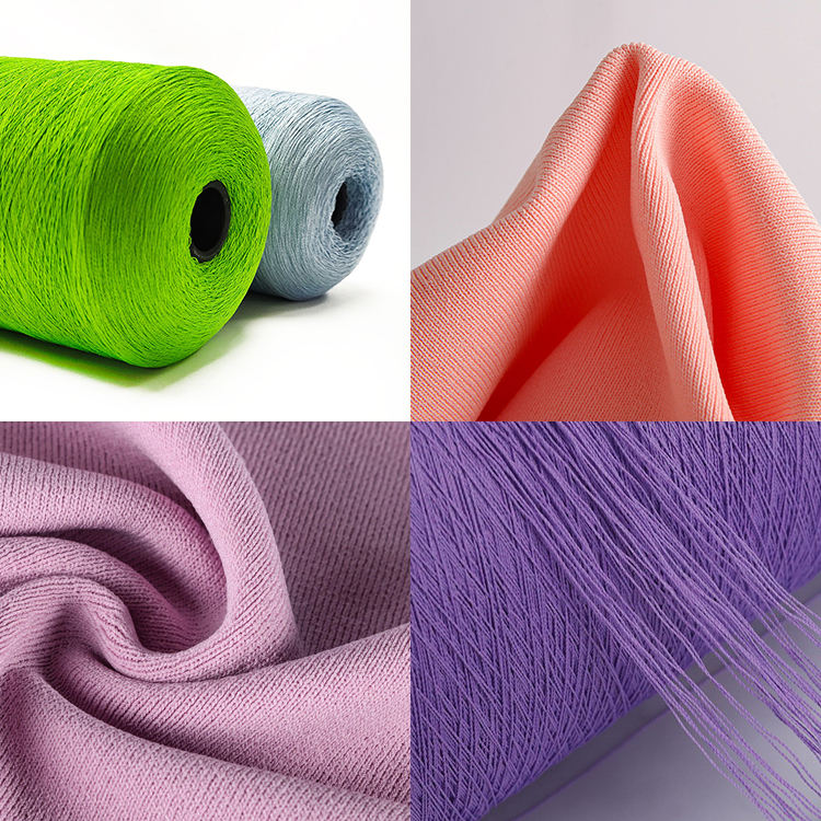 Blended viscose nylon yarn 24S 28S 30s dyeing and sewing crochet knitting machine No. 7 weaving