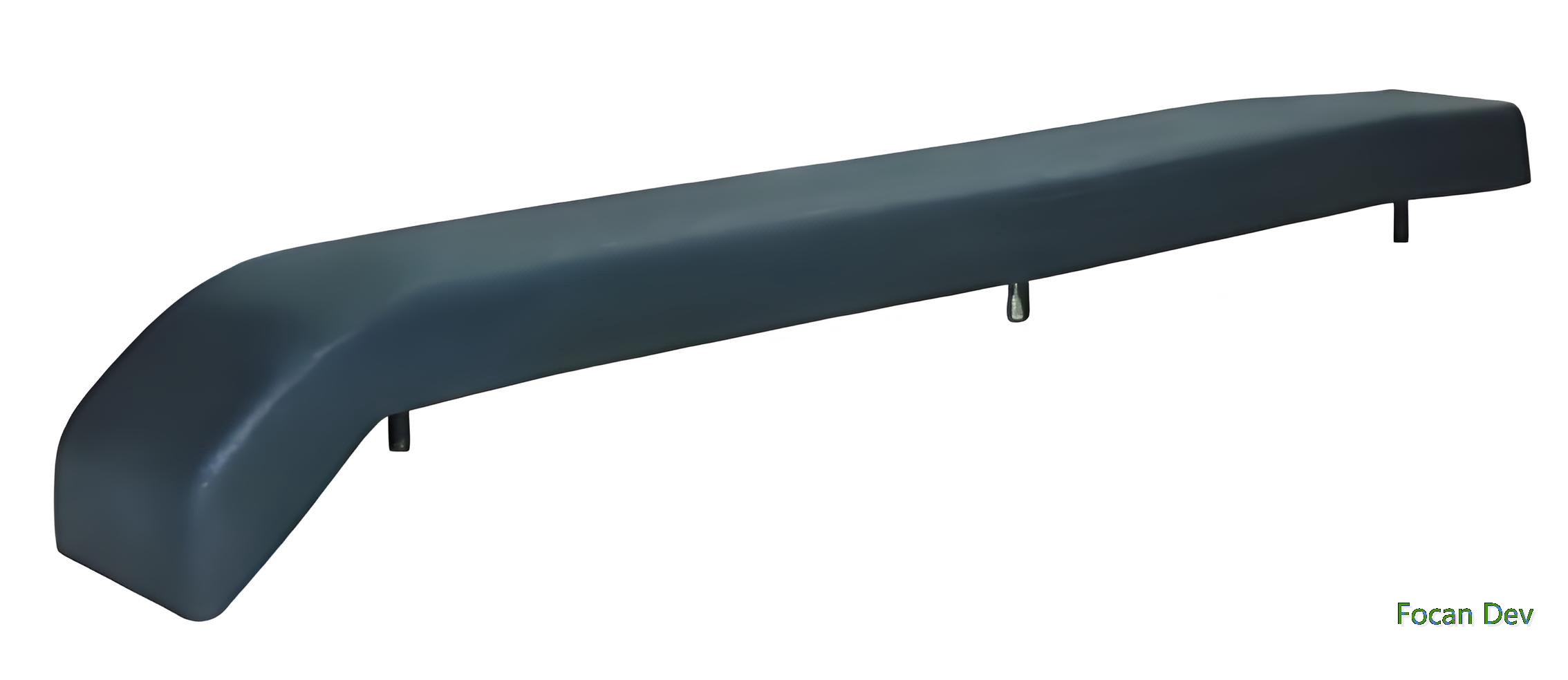 the long handrail of the grand theatre black PU foam