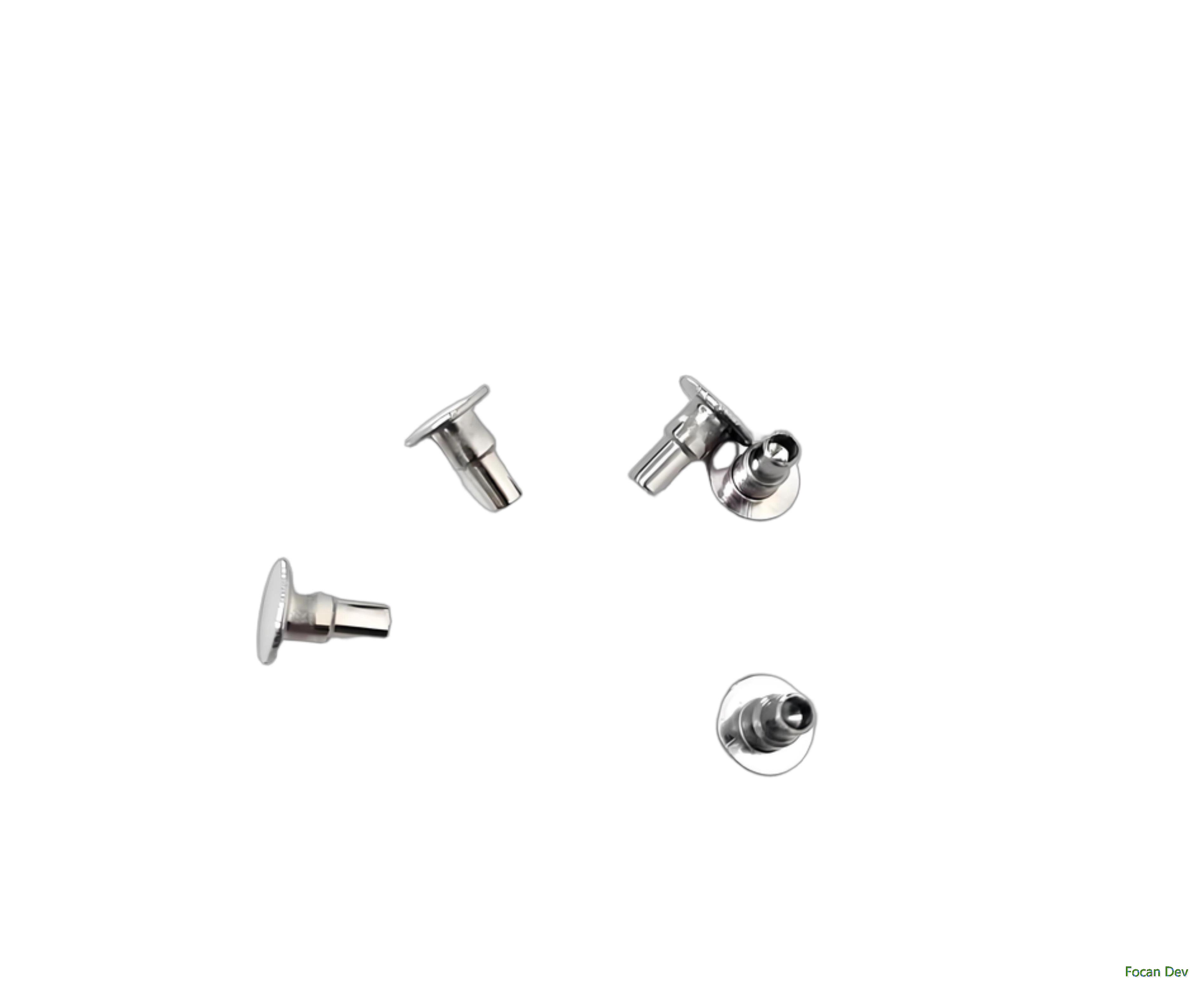 SS 316 rivet length 9mm stepped semi-tubular rivet