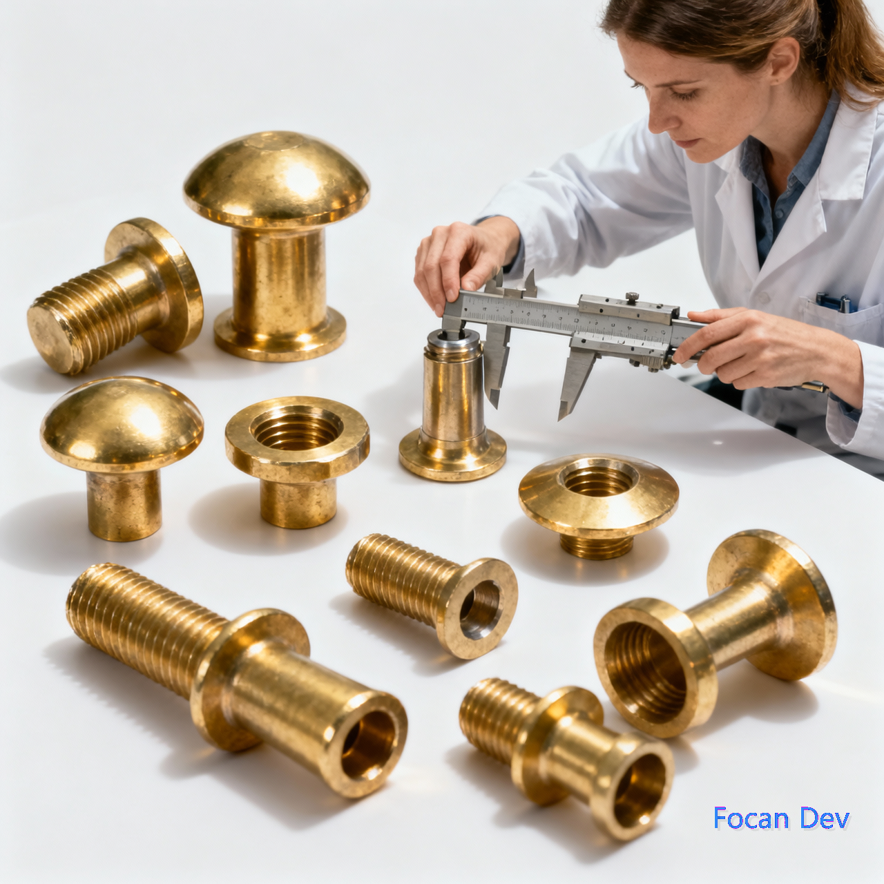 brass rivet length 10 mm cold heading die forming Solid and semi-hollow customization