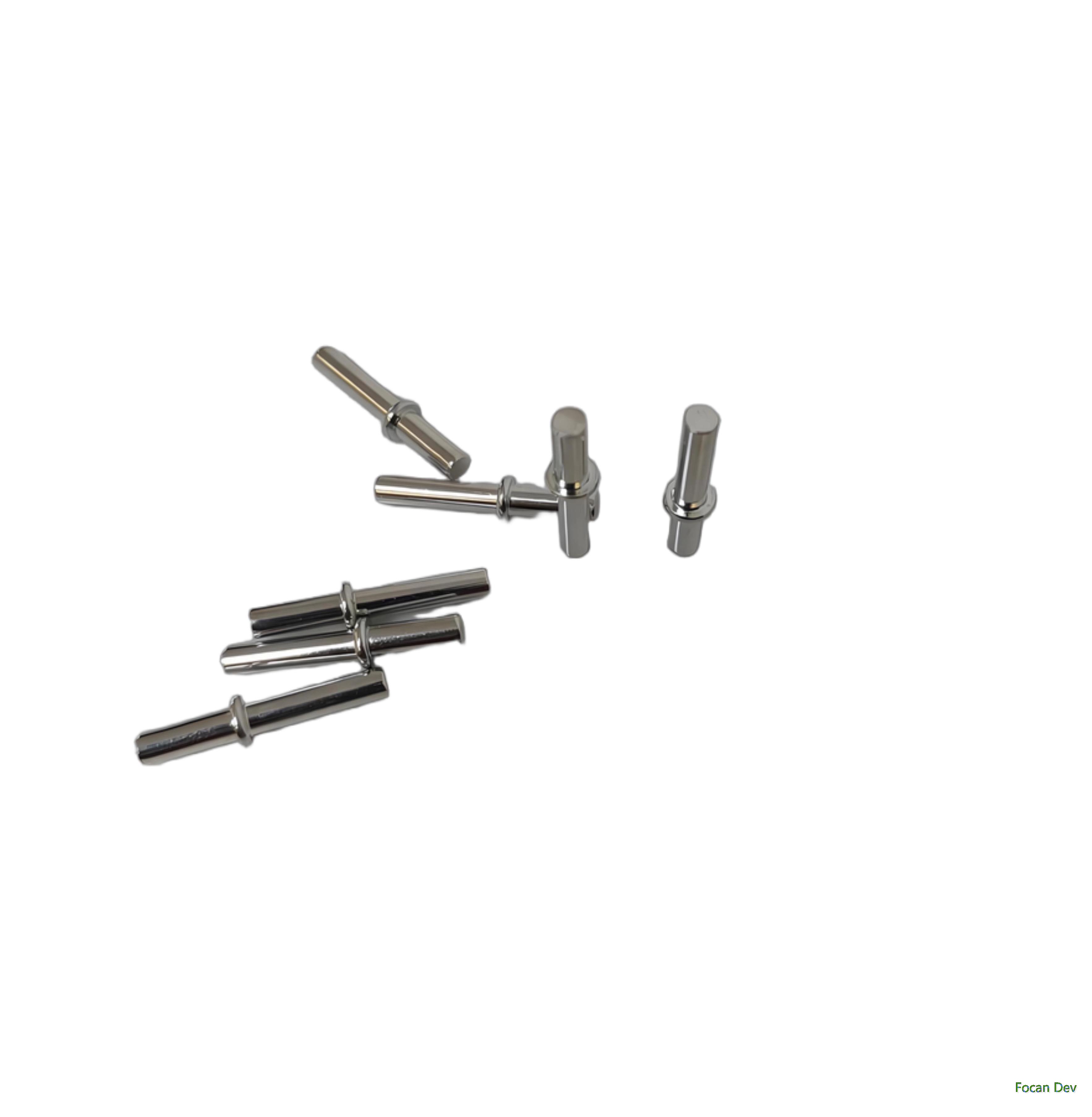 Carbon steel rivets coated with white zinc Flat-headed shape length 22mm
