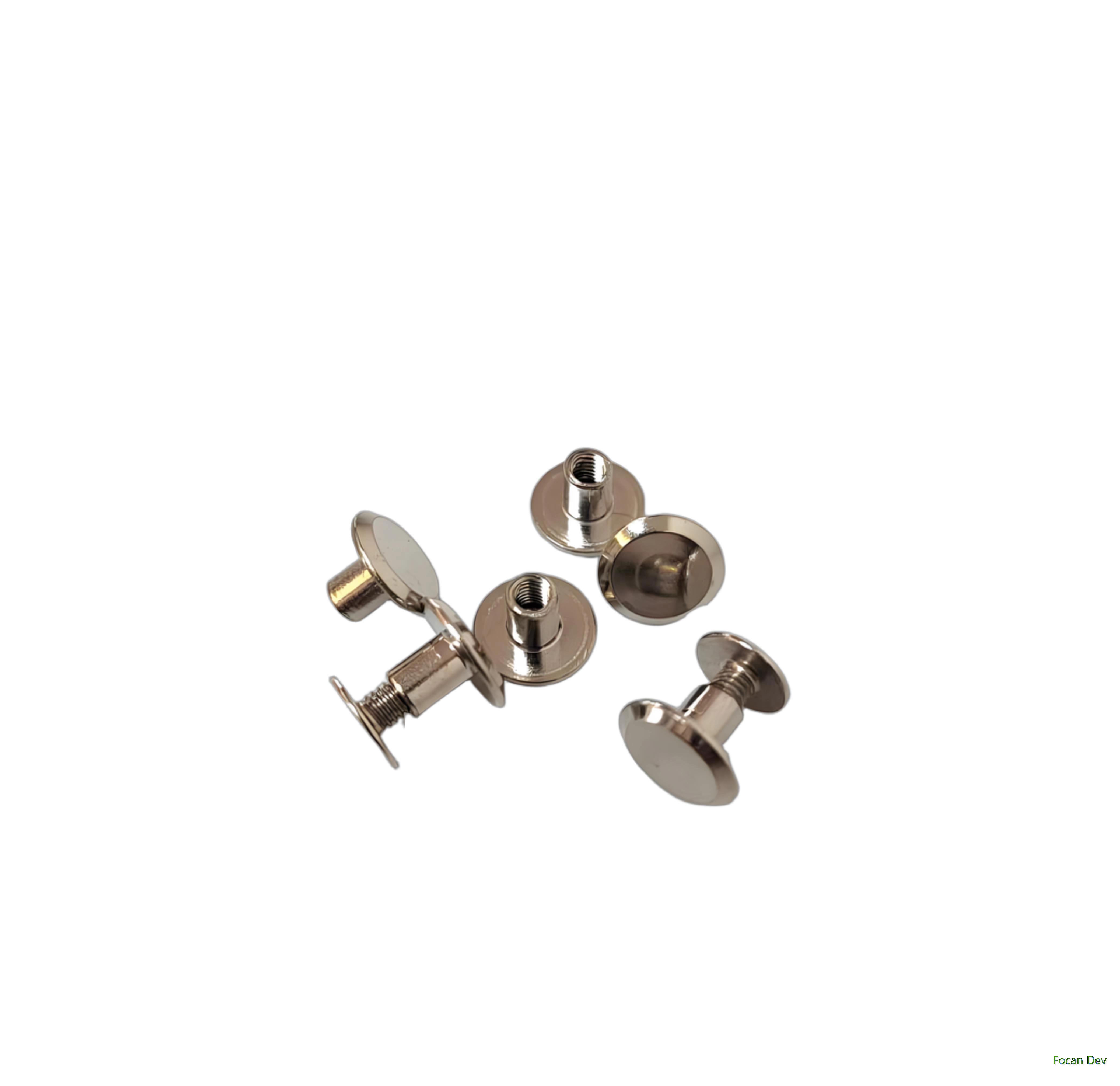 carbon steel plated with nickel for lock bolt, cross flat head rivet length 5mm