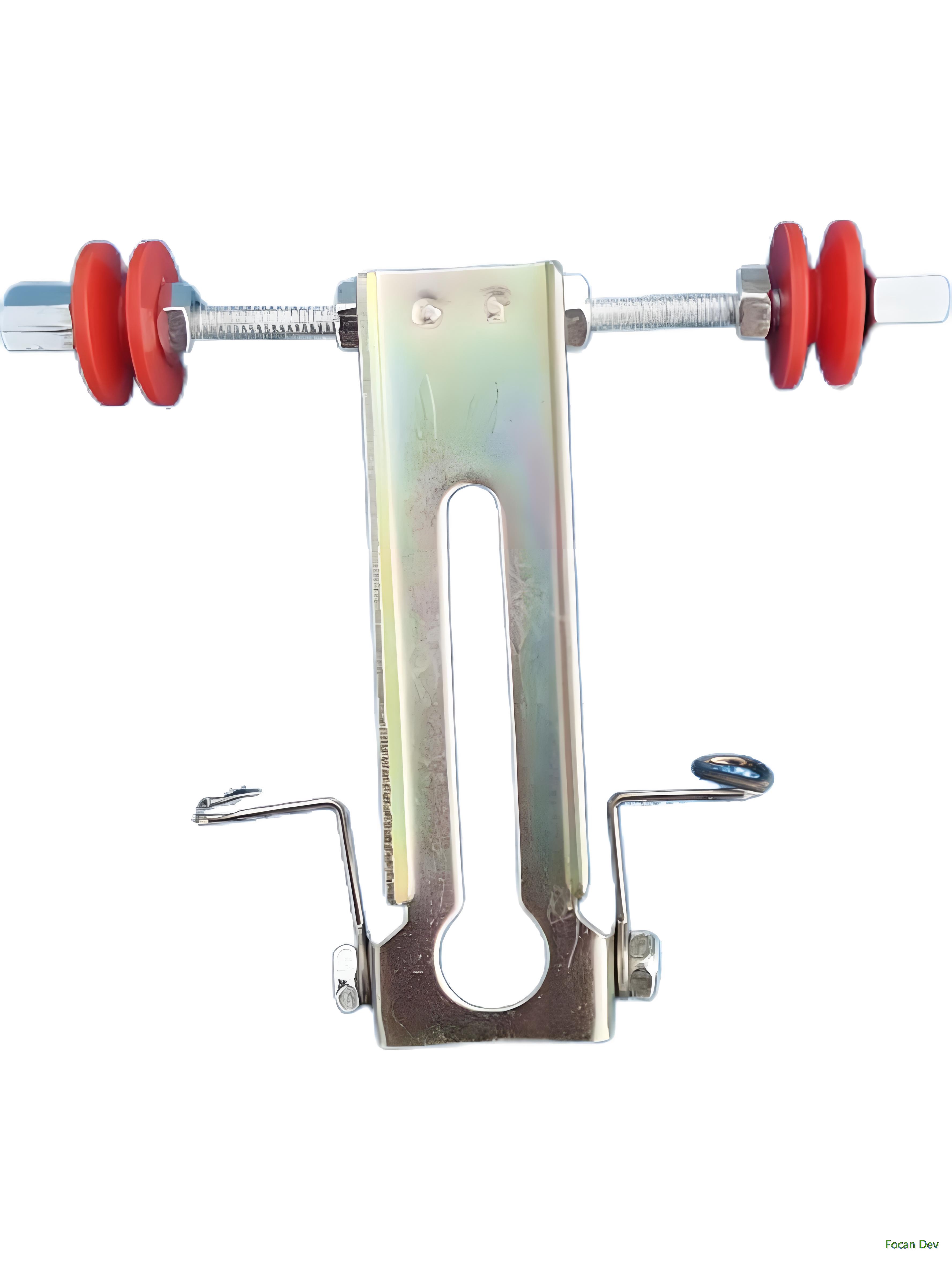 Spring cradle, spinning and core-spun yarn, yarn guide wheel