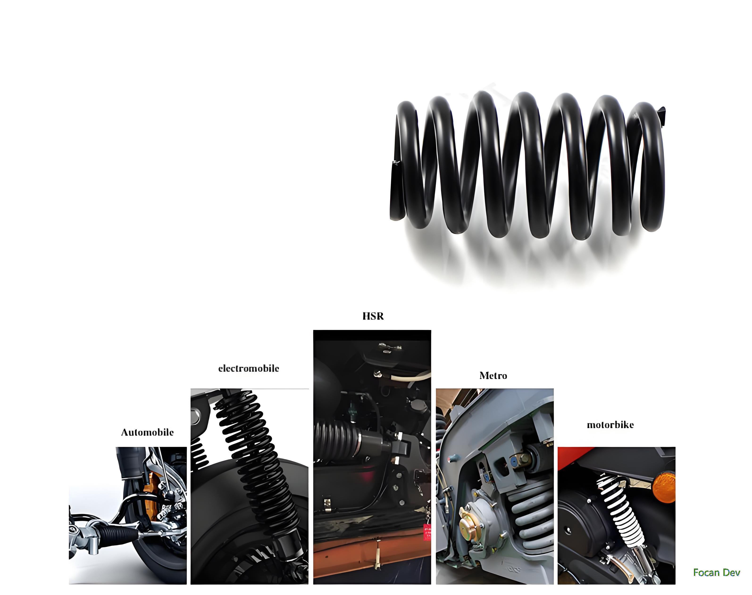 steel spring electric vehicles trains motorcycles bike 