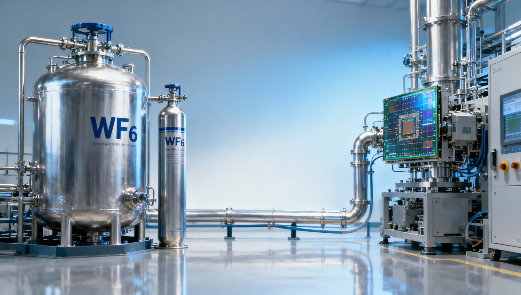 Japan WF6 production halt site, chip supply chain adjustment accelerates