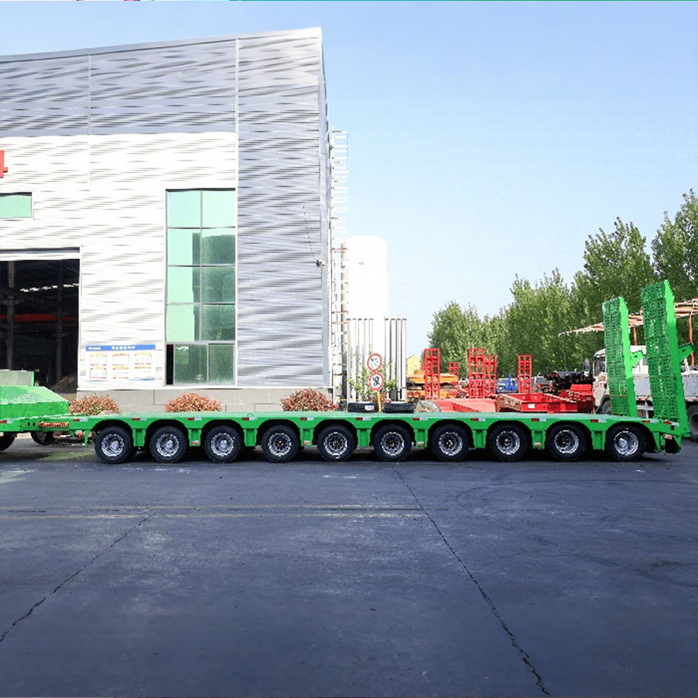 10-Axle Extendable Lowbed Trailer