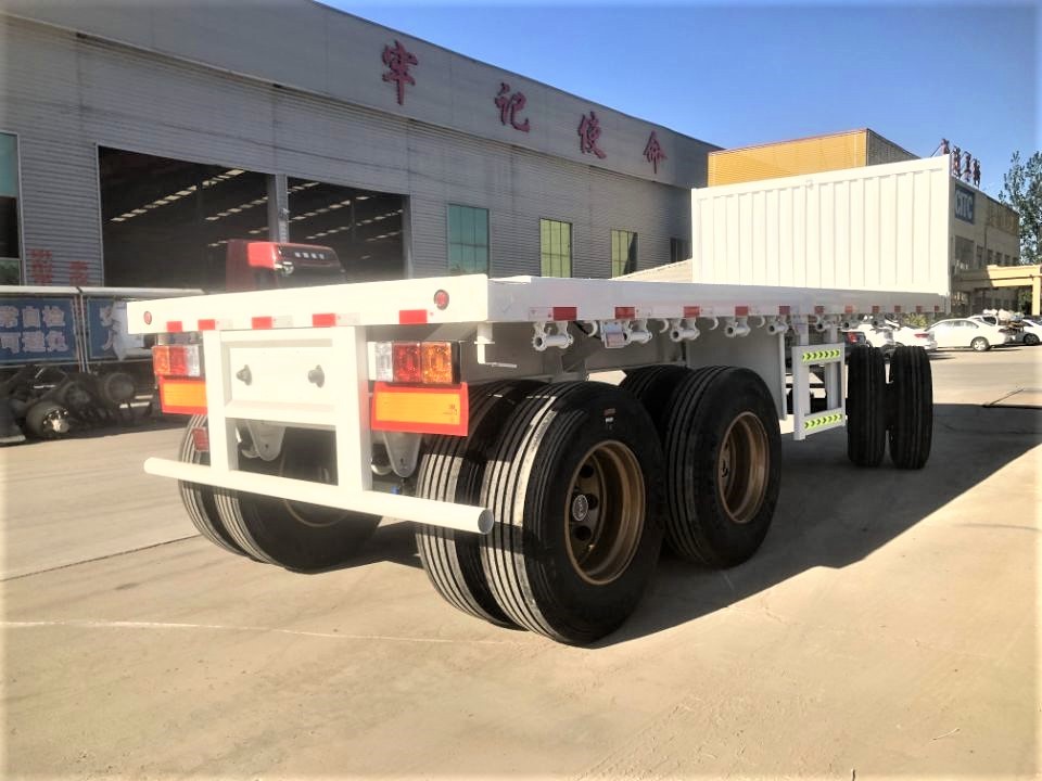 heavy duty drawbar dump trailer