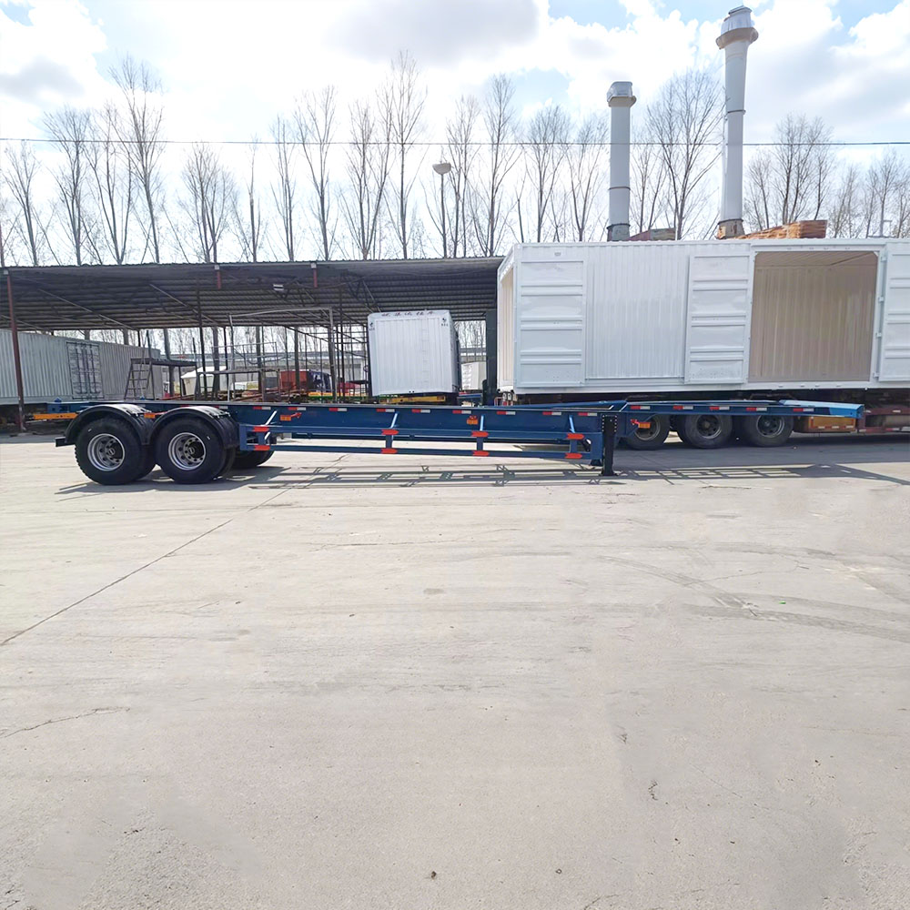 2 essieux 40FT remorque squelette semi