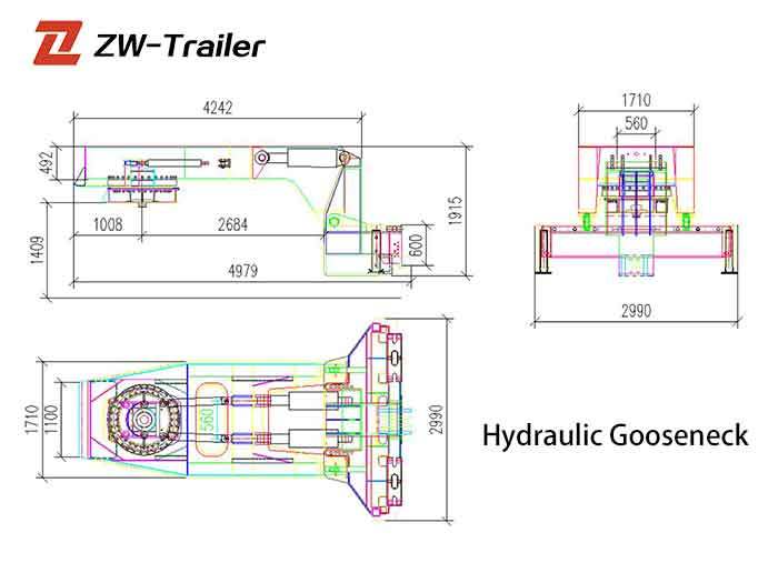 Goldhofer modular platform trailer