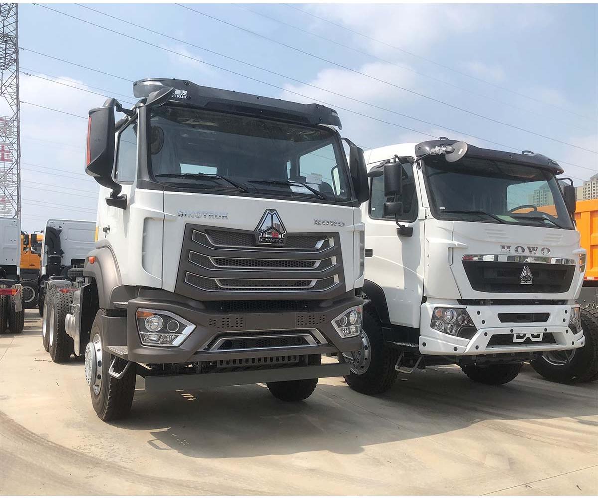 HOWO 400HP 6×4 Tractor Truck Front View