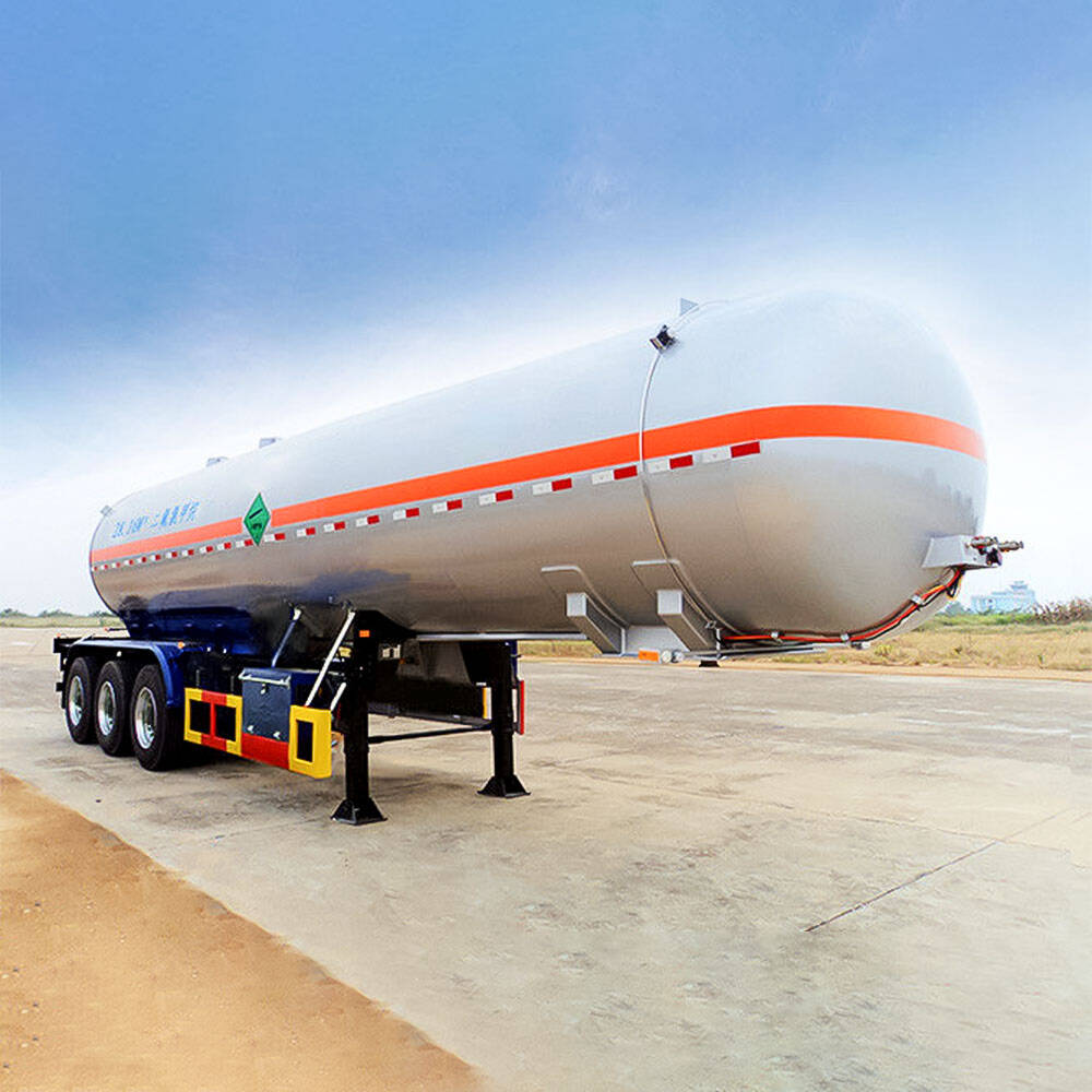 Semi-reboque Tanque de Transporte de Propeno LPG com 3 Eixos