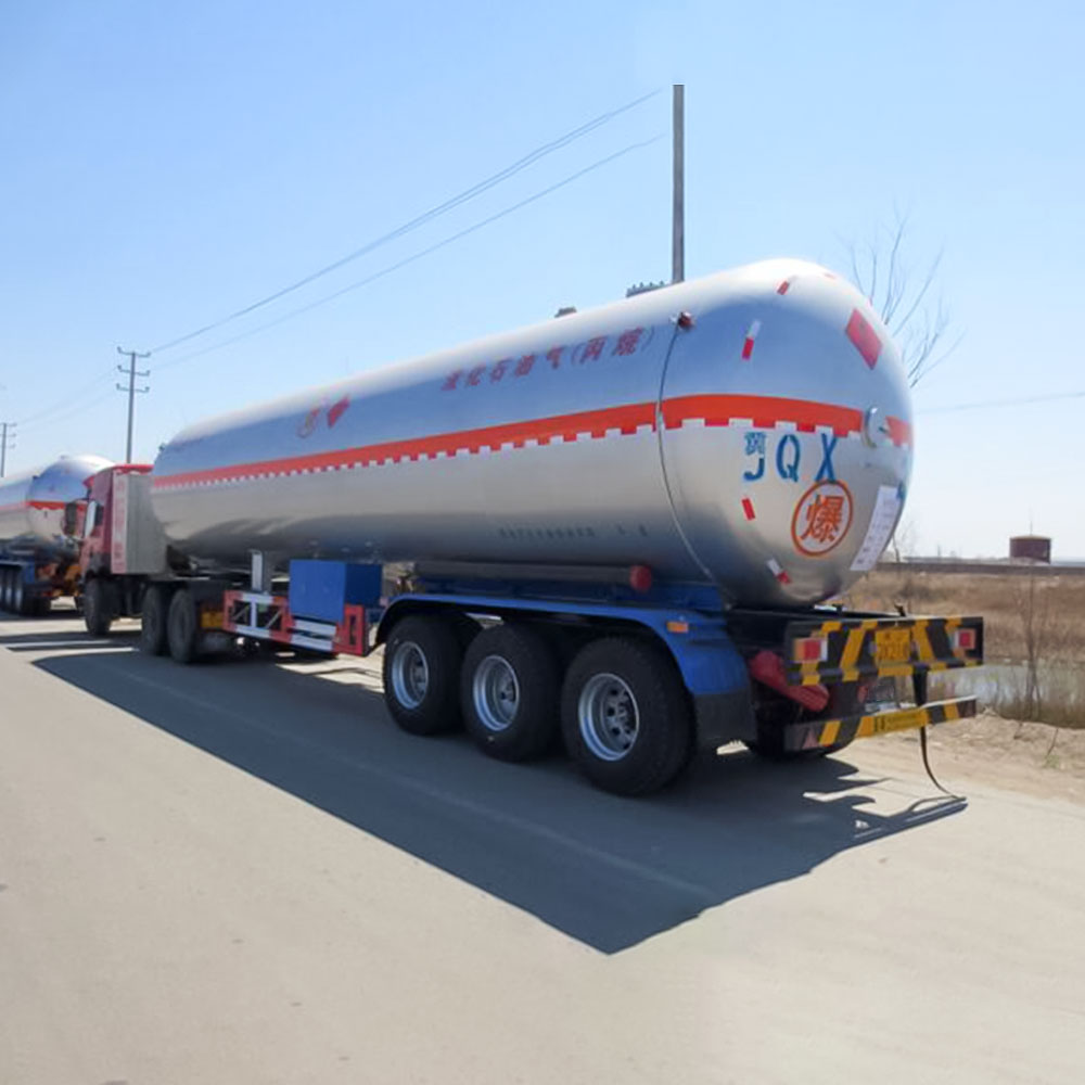 Semi-reboque Tanque de Transporte de Propeno LPG com 3 Eixos