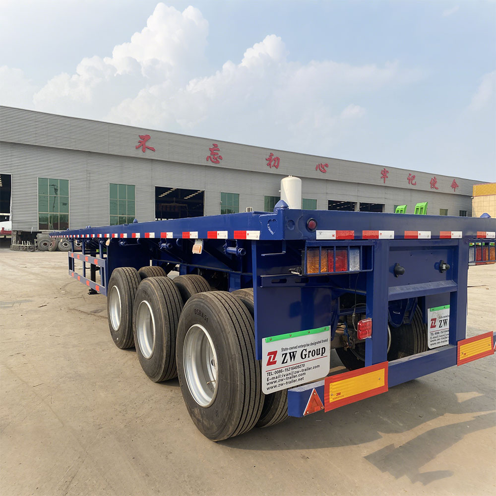 Reboque Plataforma 3 Eixos 53FT para Transporte Logístico