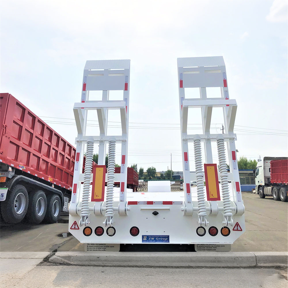 Reboque de Baú Baixo de 3 Eixos para 60 Toneladas