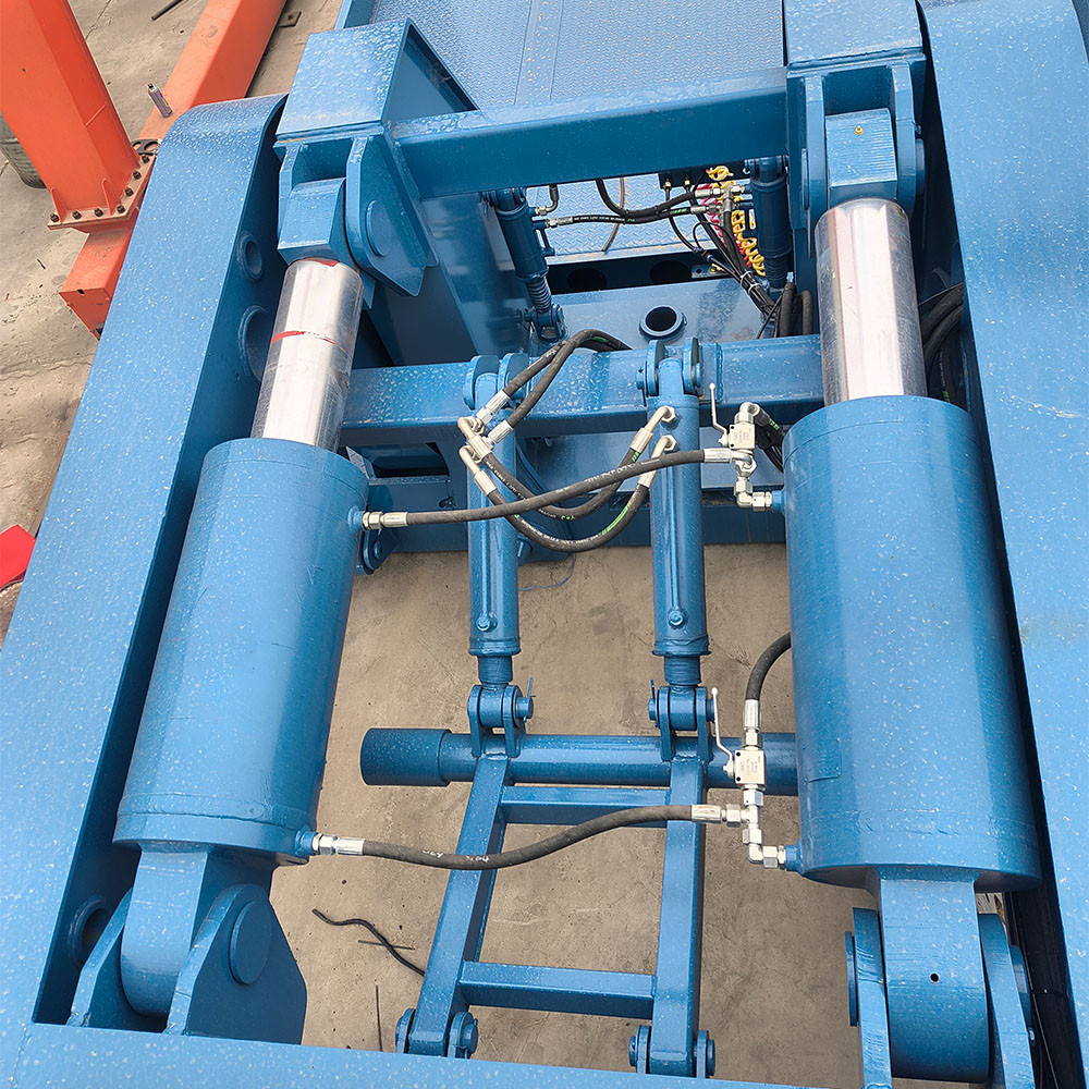 3 axle 60 ton RGN lowboy trailer