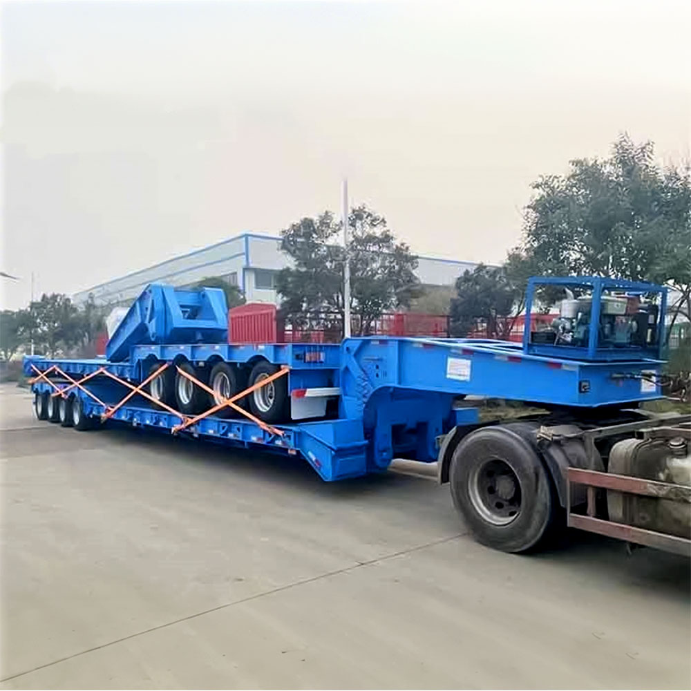 Reboque RGN de 4 Eixos para 80 Toneladas