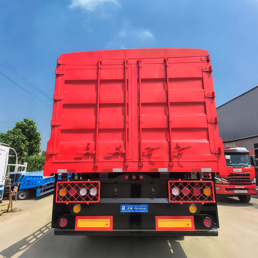 Semi-reboque de Cerca de Carga 5 Eixos 80Ton