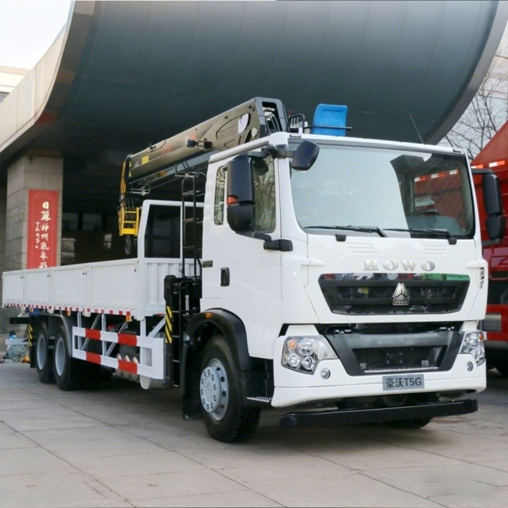 Howo T5G 280HP 6×4 Grúa Montada en Camión