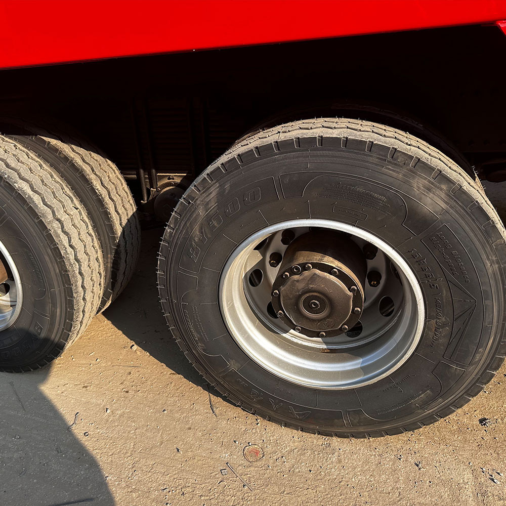 Shacman F3000 6x4 dump truck tire detail designed for heavy load transport