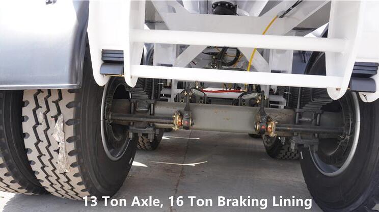 3 axle asphalt tanker semi trailer