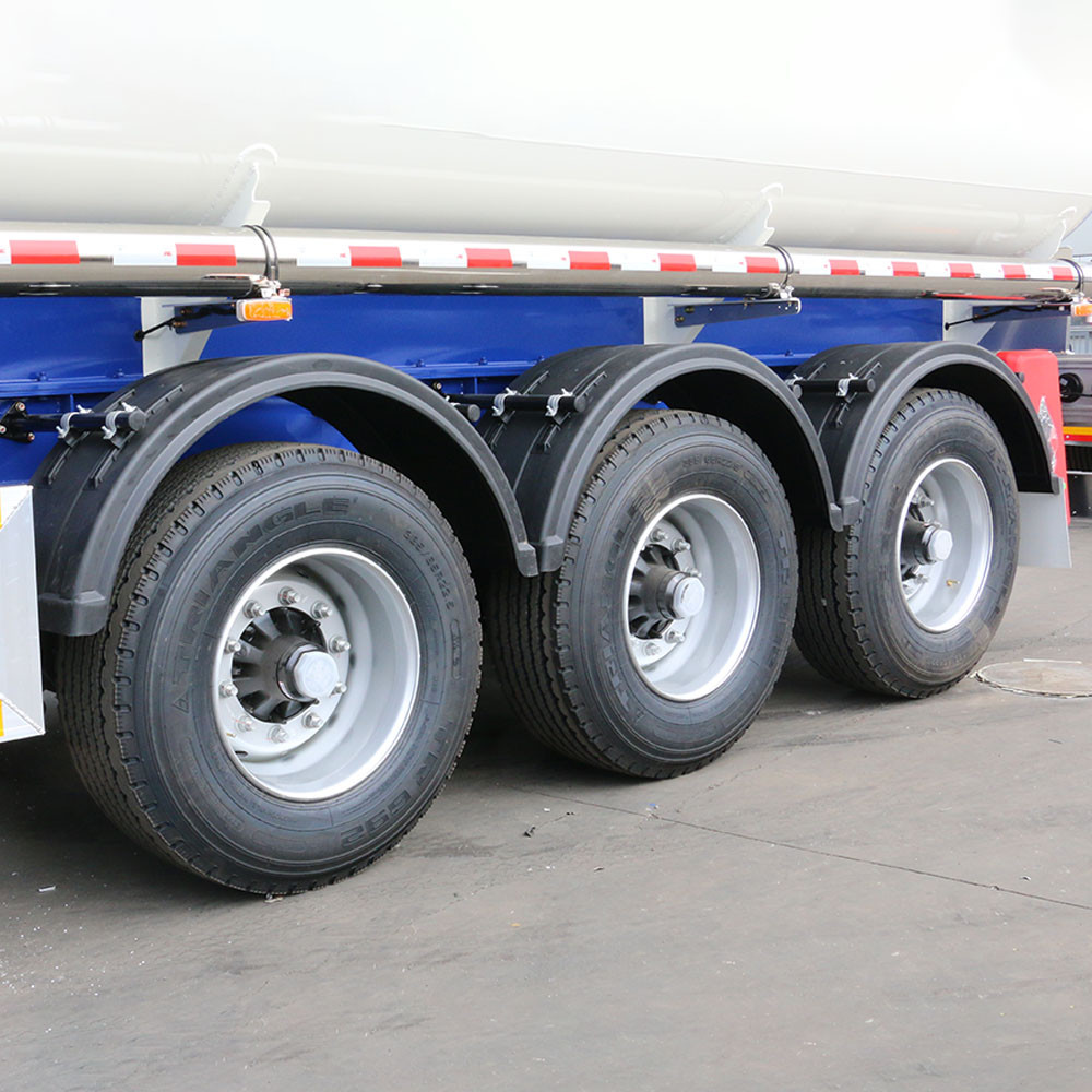 3 axle aluminum fuel tanker trailer axle