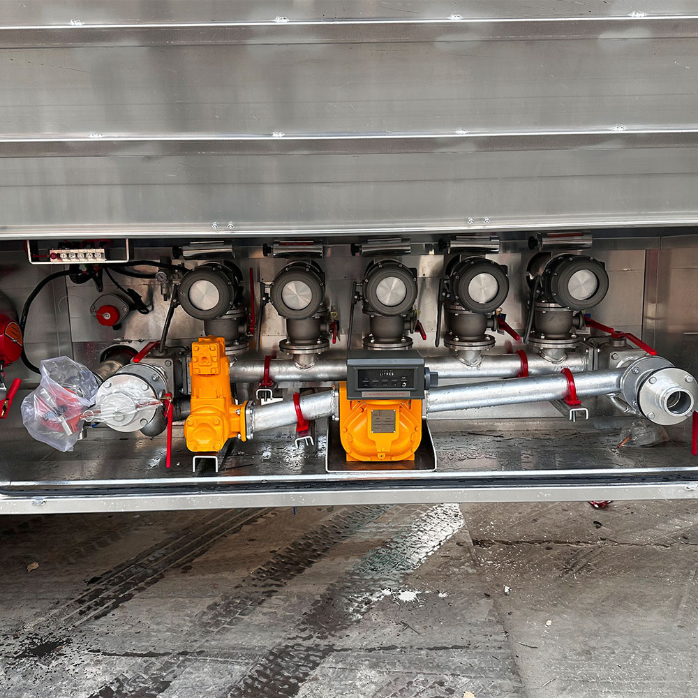 45,000L aluminum fuel tanker semi trailer