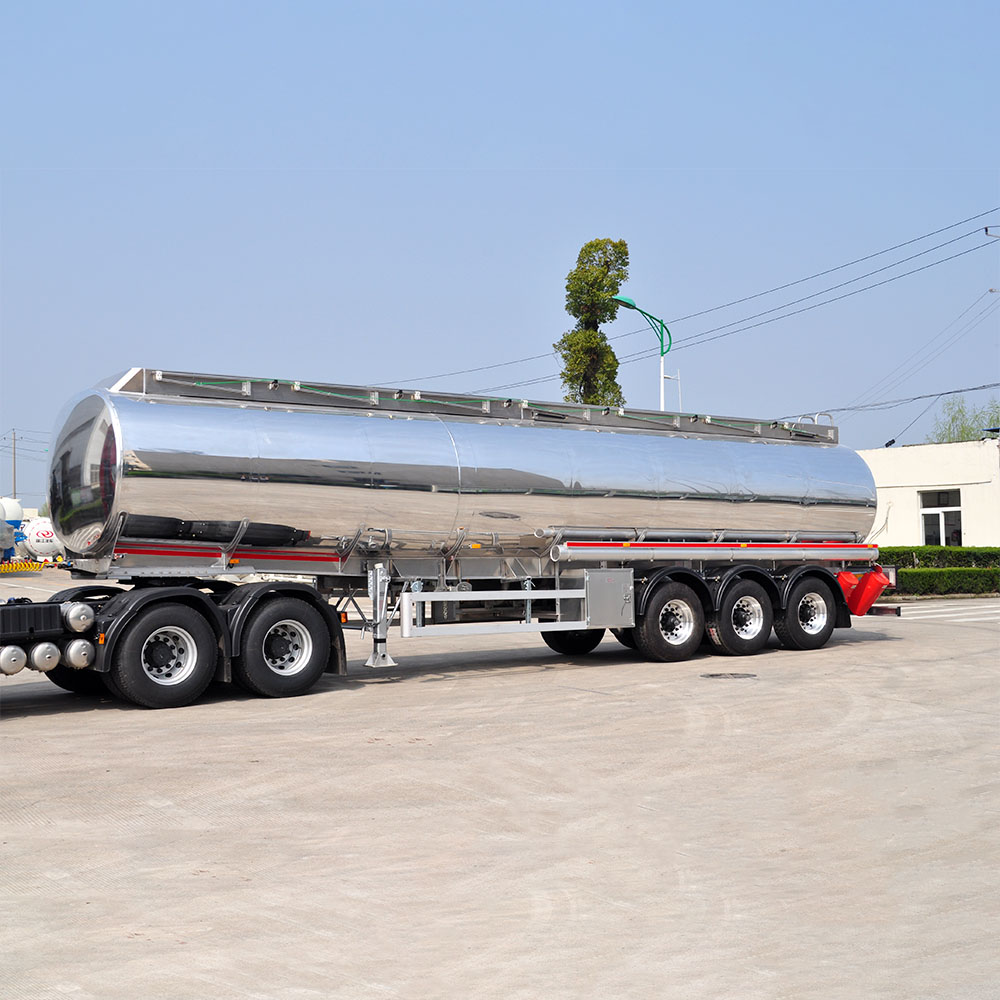 Remolque Cisterna de Combustible de Aluminio de 3 Ejes