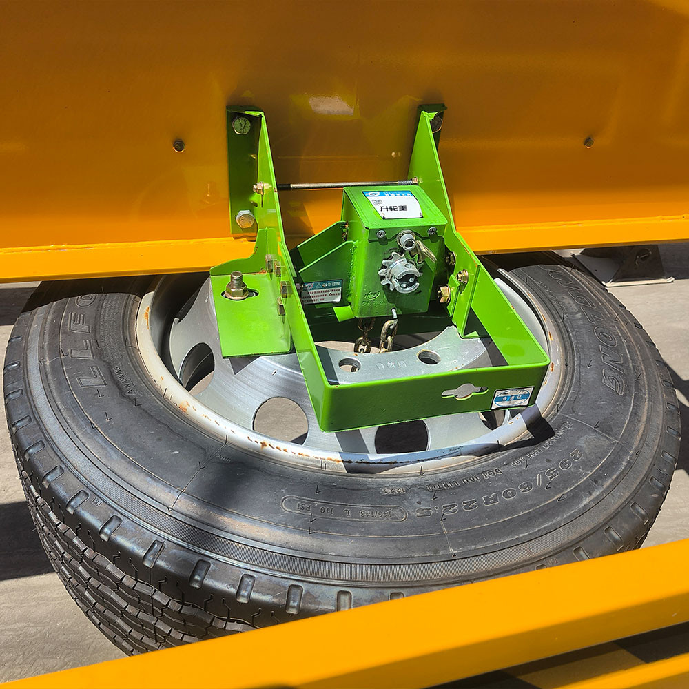 3 axle skeleton semi trailer