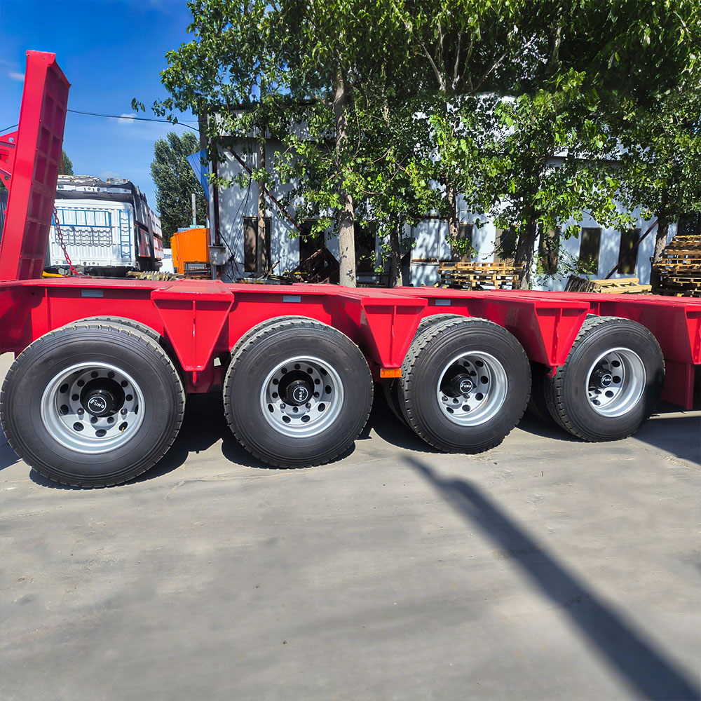 Semi Remolque Lowbed de 4 Ejes y 80 Toneladas