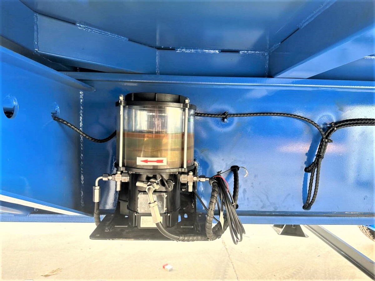 4 axle side dump drawbar trailer