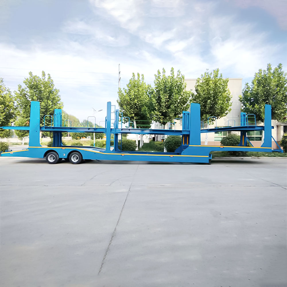 Remolque semirremolque transportador de coches de 2 ejes